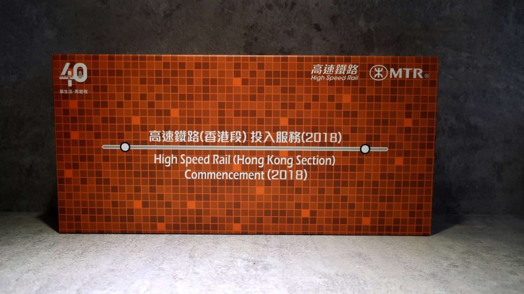 港鐵車站場景套裝 - 高速鐵路(香港段)投入服務 (2018)