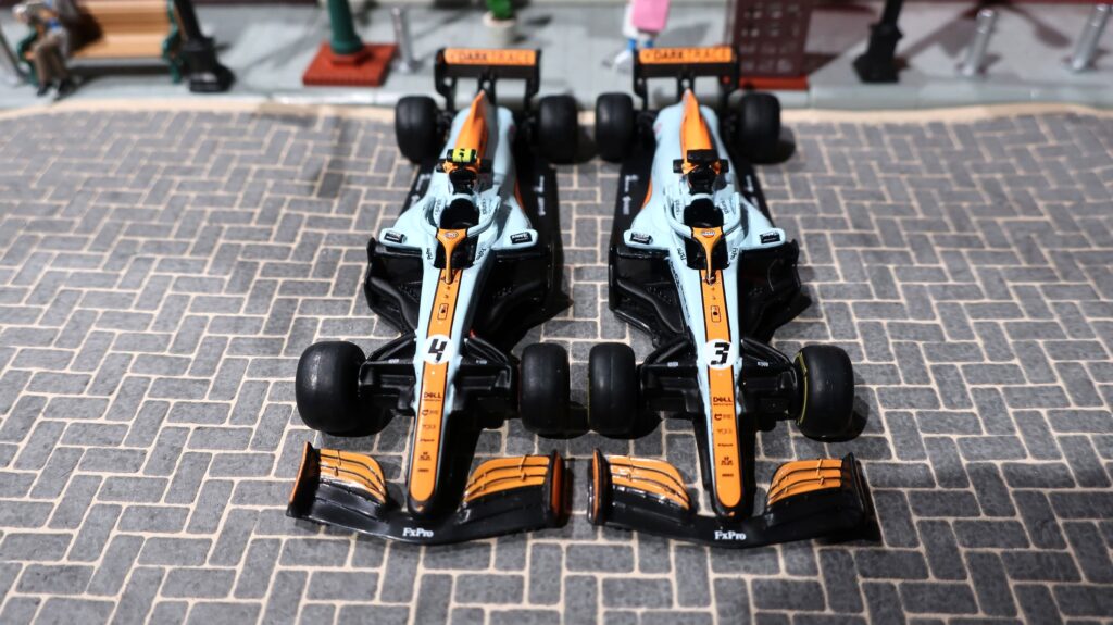 Tarmac Works MCL35M Monaco Grand Prix 2021 Daniel Ricciardo & Lando Norris