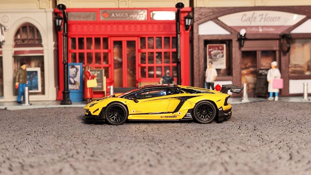MINI GT LB WORKS Lamborghini Aventador Limited Edition Yellow 2023 HKTCS