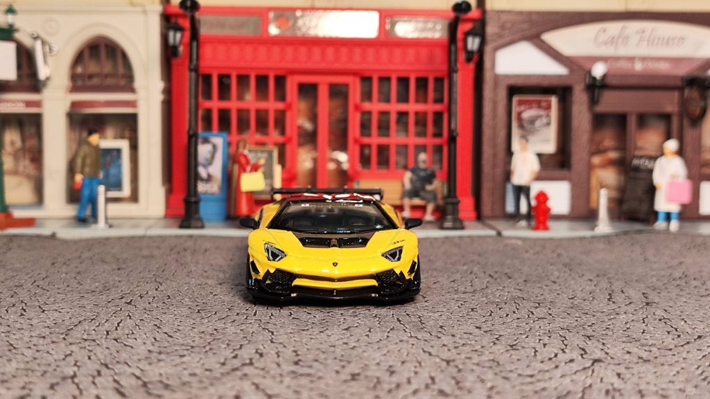 MINI GT LB WORKS Lamborghini Aventador Limited Edition Yellow 2023 HKTCS