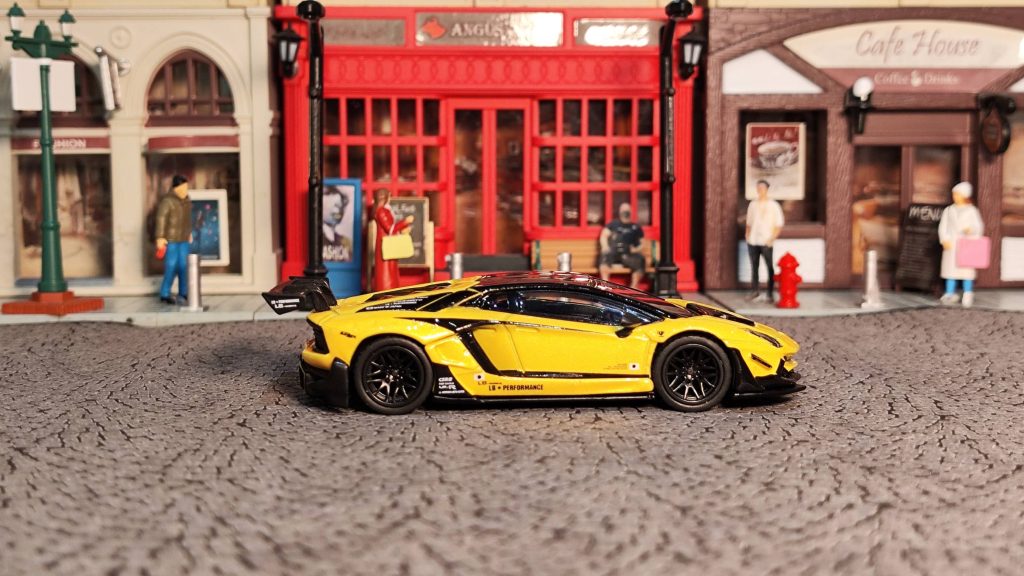 MINI GT LB WORKS Lamborghini Aventador Limited Edition Yellow 2023 HKTCS