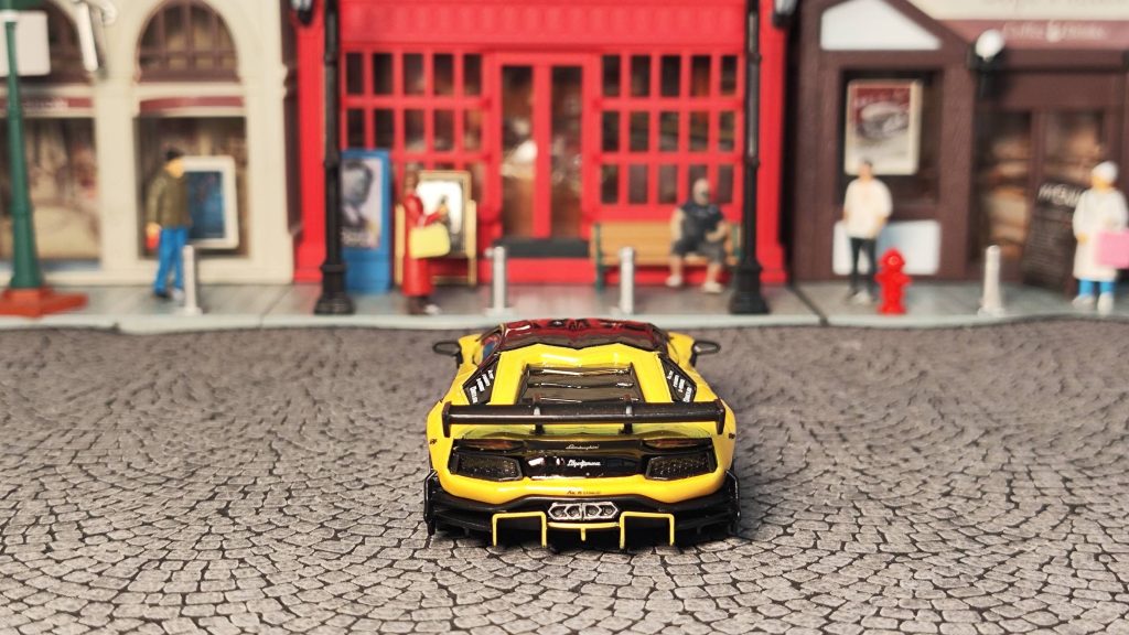 MINI GT LB WORKS Lamborghini Aventador Limited Edition Yellow 2023 HKTCS