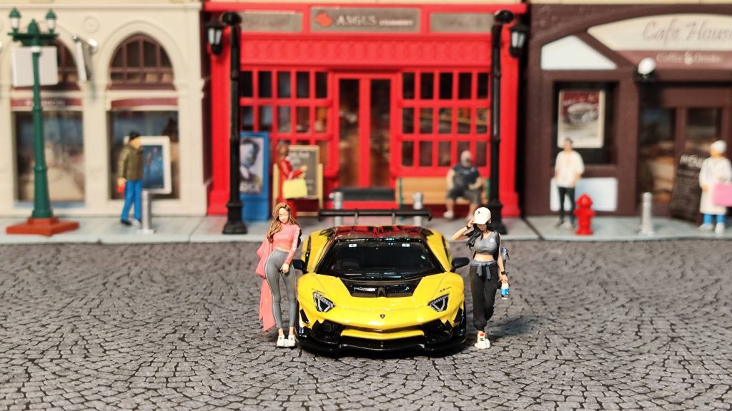 MINI GT LB WORKS Lamborghini Aventador Limited Edition Yellow 2023 HKTCS