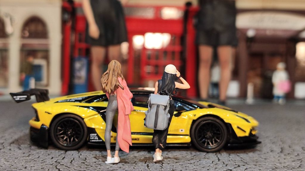 MINI GT LB WORKS Lamborghini Aventador Limited Edition Yellow 2023 HKTCS and Nanoer