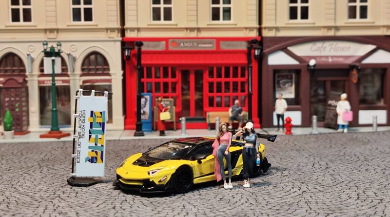 MINI GT LB WORKS Lamborghini Aventador Limited Edition Yellow 2023 HKTCS