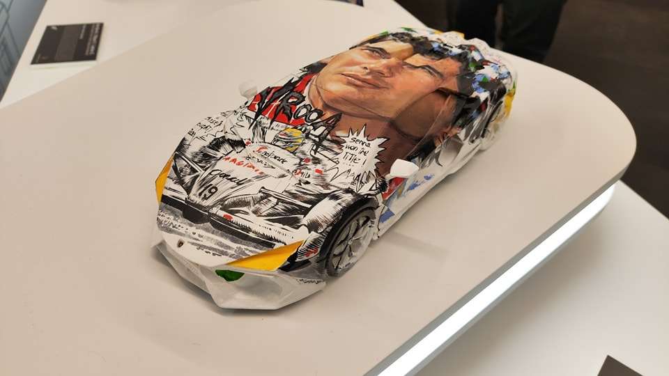 林寶堅尼藝術車慈善展覽