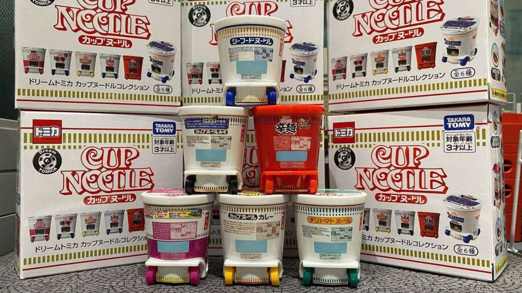 日清合味道杯麵聯乘Dream Tomica杯面車