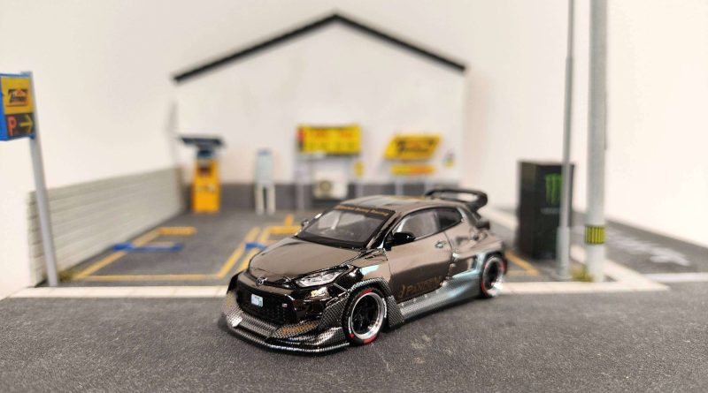 Pop Race Pandem GR Yaris Dark Chrome - Toyeast Exclusive