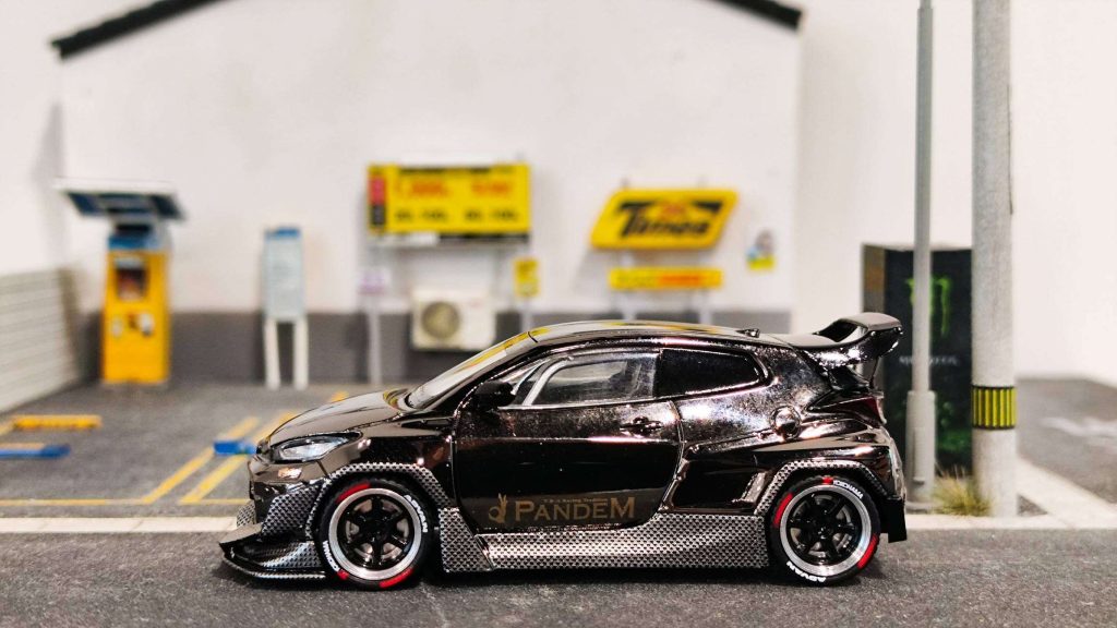 Pop Race Pandem GR Yaris Dark Chrome - Toyeast Exclusive