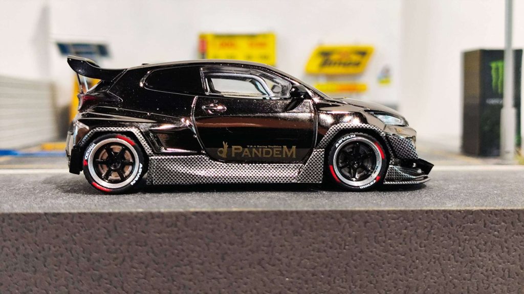 Pop Race Pandem GR Yaris Dark Chrome - Toyeast Exclusive