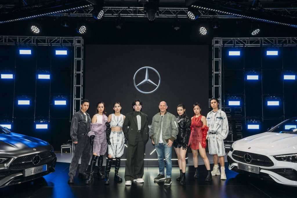 香港時裝設計師Angus Tsui 徐逸昇及平治香港行政總裁Andreas Buchenthal