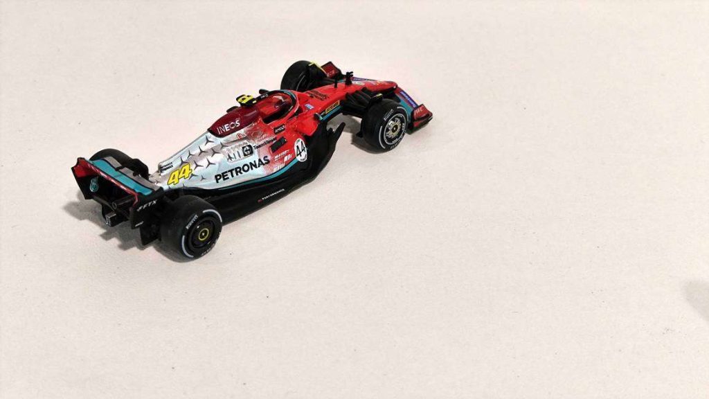 Tarmac Works Owners Clubs Mercedes-AMG F1 W13 E Performance 55th Anniversary Showcar Lewis Hamilton & George Russell