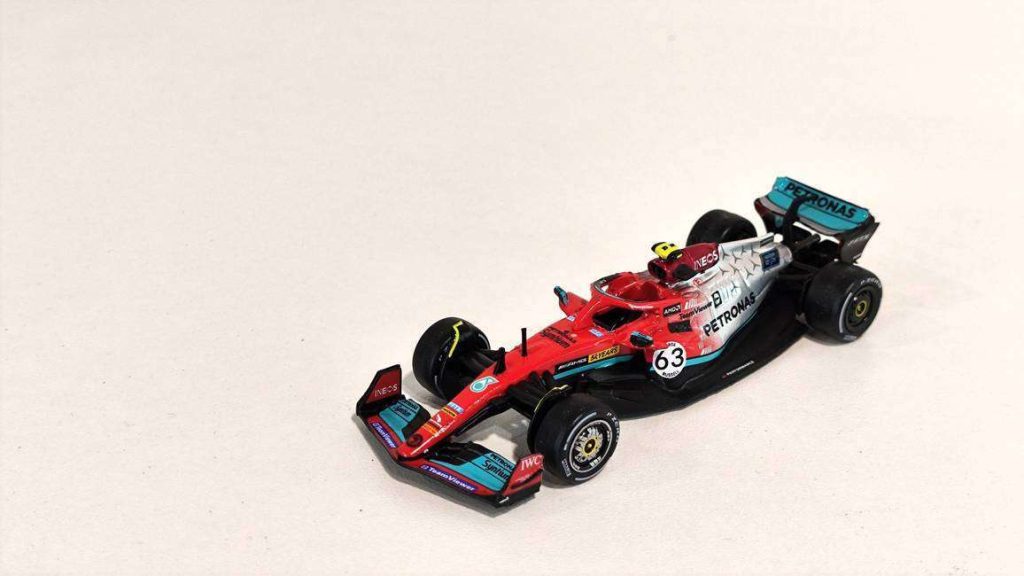 Tarmac Works Owners Clubs Mercedes-AMG F1 W13 E Performance 55th Anniversary Showcar Lewis Hamilton & George Russell