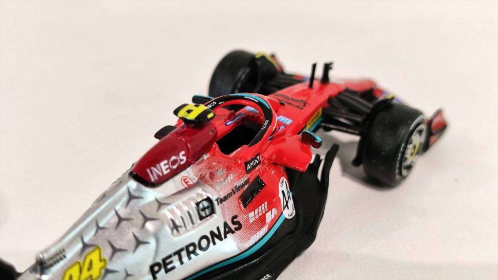 Tarmac Works Owners Clubs Mercedes-AMG F1 W13 E Performance 55th Anniversary Showcar Lewis Hamilton & George Russell