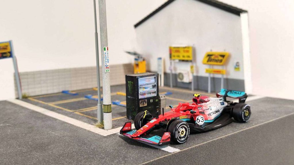 Tarmac Works Owners Clubs Mercedes-AMG F1 W13 E Performance 55th Anniversary Showcar Lewis Hamilton & George Russell