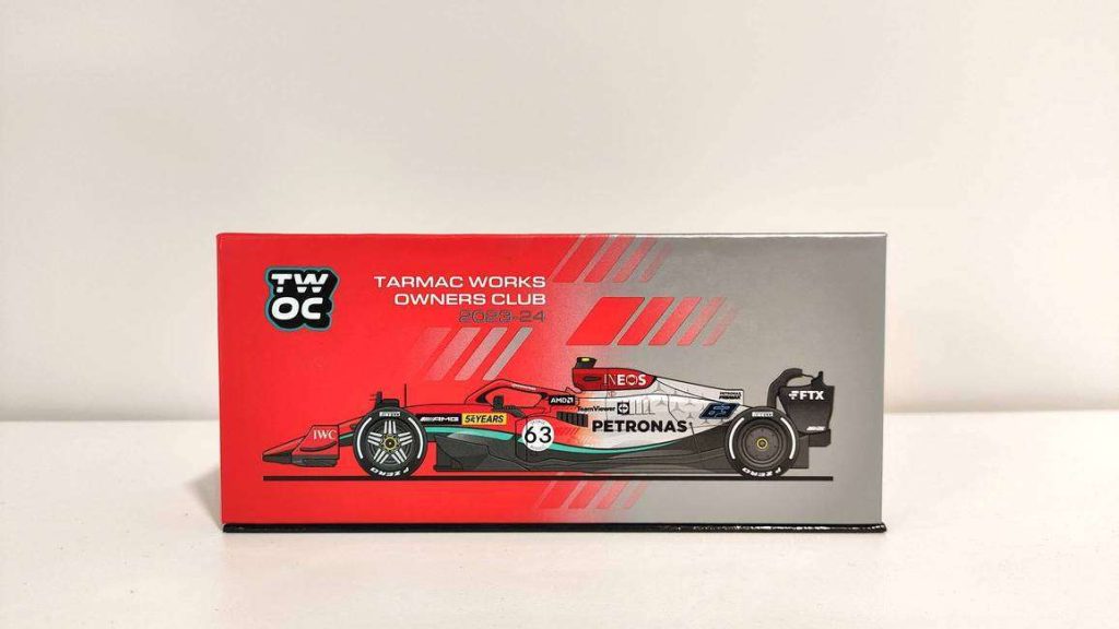 Tarmac Works Owners Clubs Mercedes-AMG F1 W13 E Performance 55th Anniversary Showcar Lewis Hamilton & George Russell