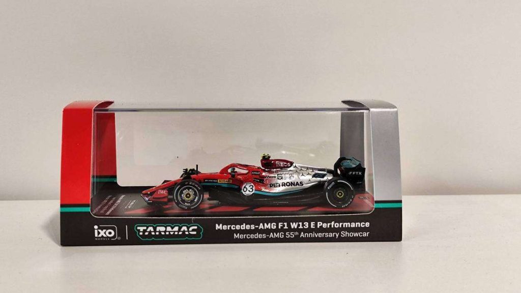 Tarmac Works Owners Clubs Mercedes-AMG F1 W13 E Performance 55th Anniversary Showcar Lewis Hamilton & George Russell
