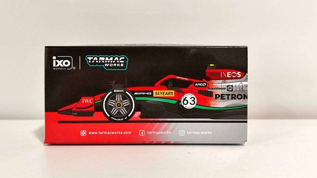 Tarmac Works Owners Clubs Mercedes-AMG F1 W13 E Performance 55th Anniversary Showcar Lewis Hamilton & George Russell