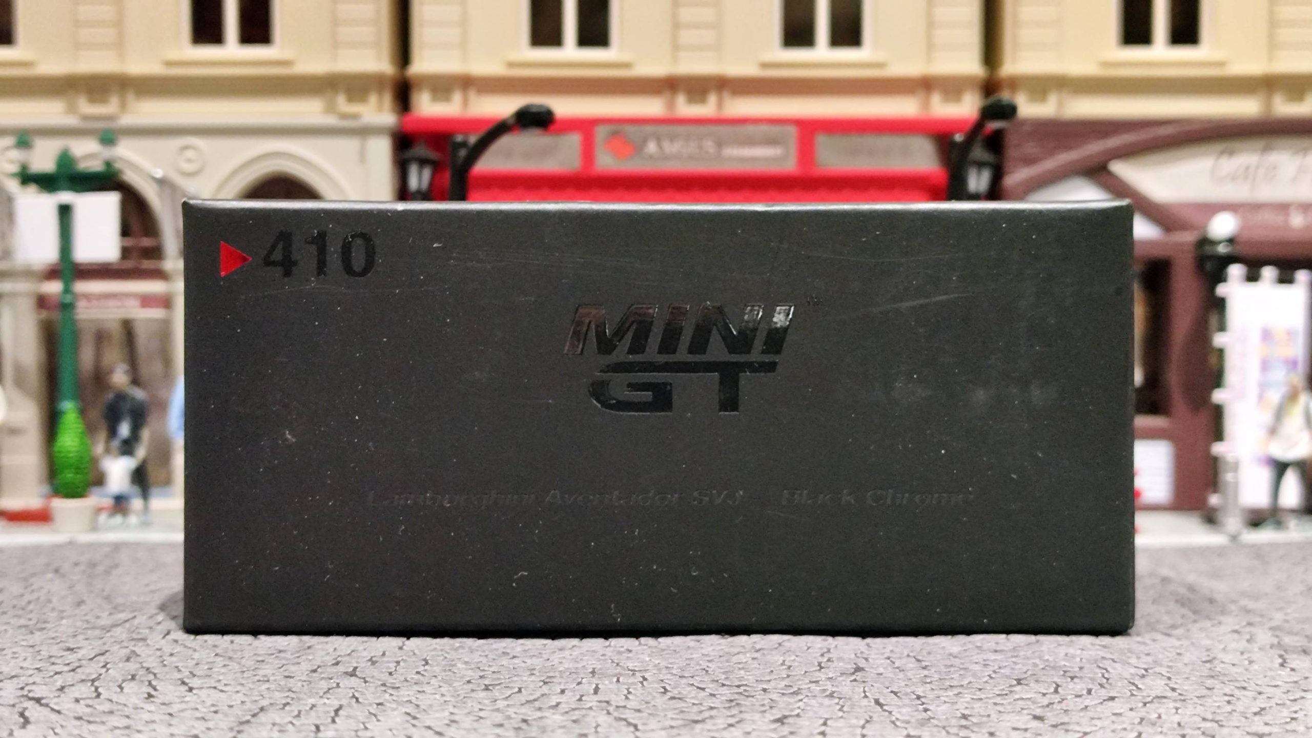 MINI GT Lamborghini Aventador SVJ Black Chrome