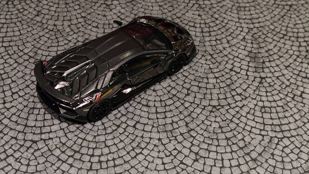 MINI GT Lamborghini Aventador SVJ Black Chrome