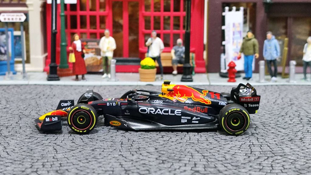 MINI GT Oracle Red Bull Racing RB18 #11 Sergio Perez 2022 Monaco Grand Prix Winner