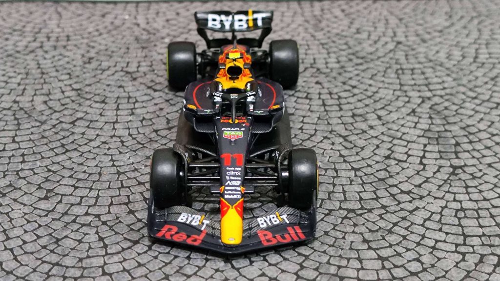MINI GT Oracle Red Bull Racing RB18 #11 Sergio Perez 2022 Monaco Grand Prix Winner