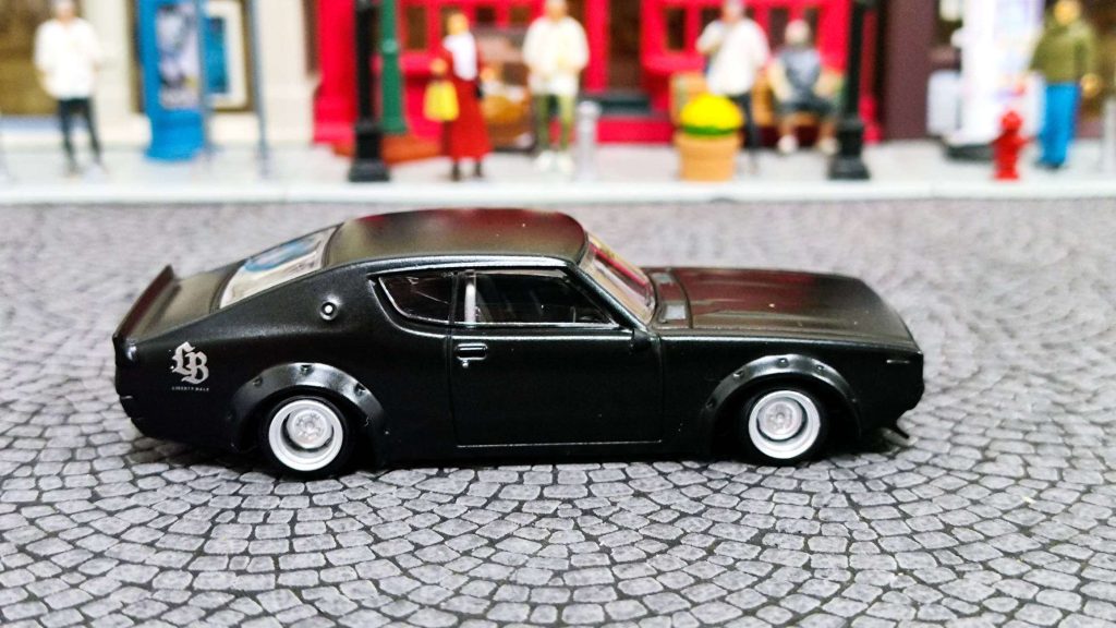 MINI GT Nissan Skyline Kenmeri Liberty Walk Matt Black