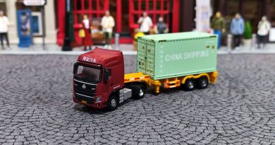 MINICITY東風柳州乘龍H7貨櫃車