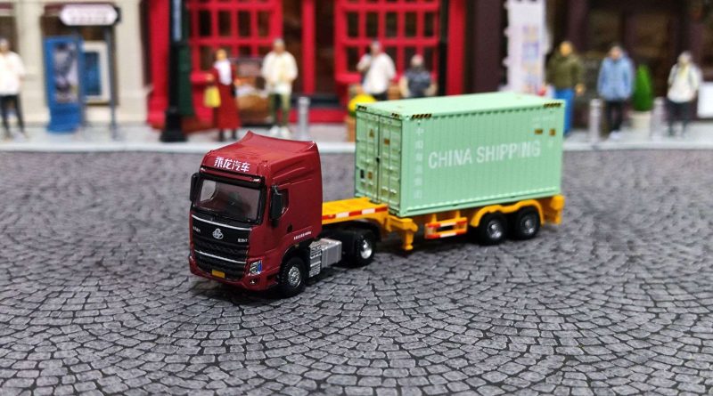 MINICITY東風柳州乘龍H7貨櫃車