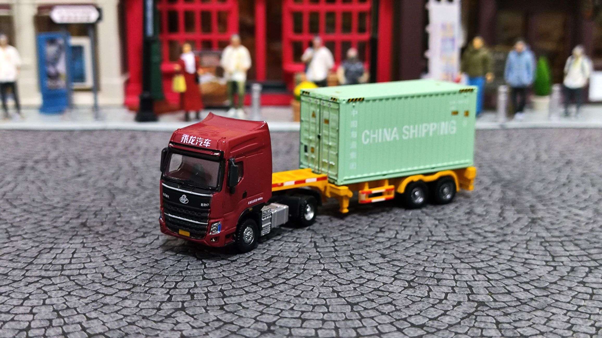 MINICITY東風柳州乘龍H7貨櫃車