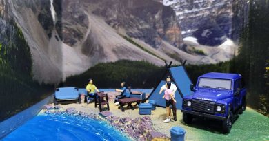 BM Creations Land Rover Defender 110 Pick up Accessory Pack with Camping Diorama Hobby Expo China 2024 Limited Edition