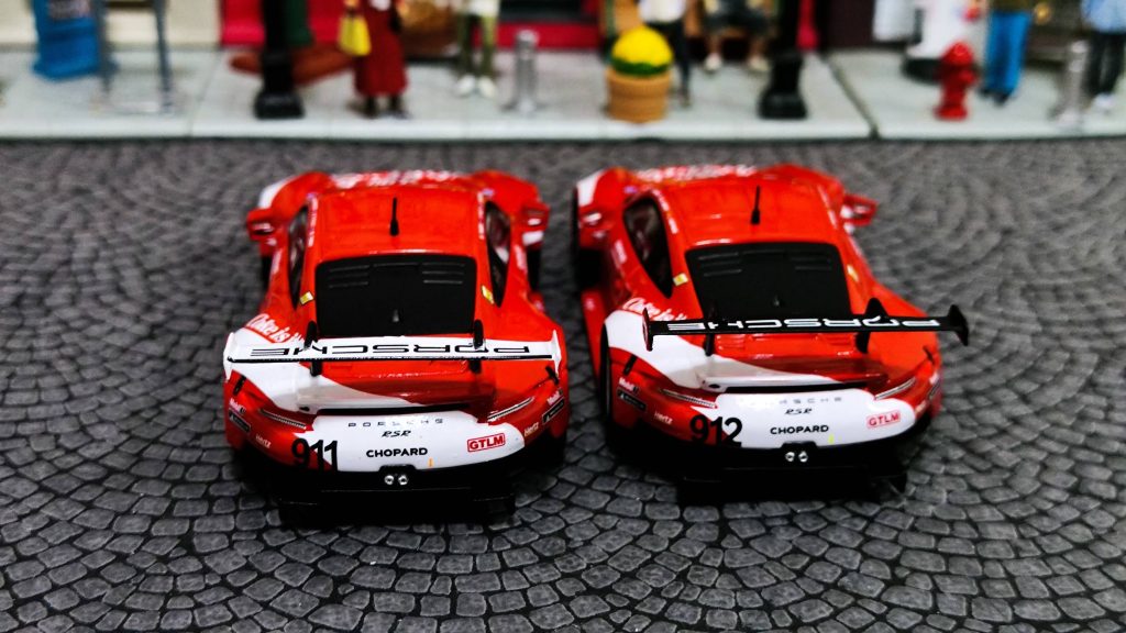 Sparky Porsche 911 RSR 2019 Coca-Cola #911 #912 Petit Lemans Car Set