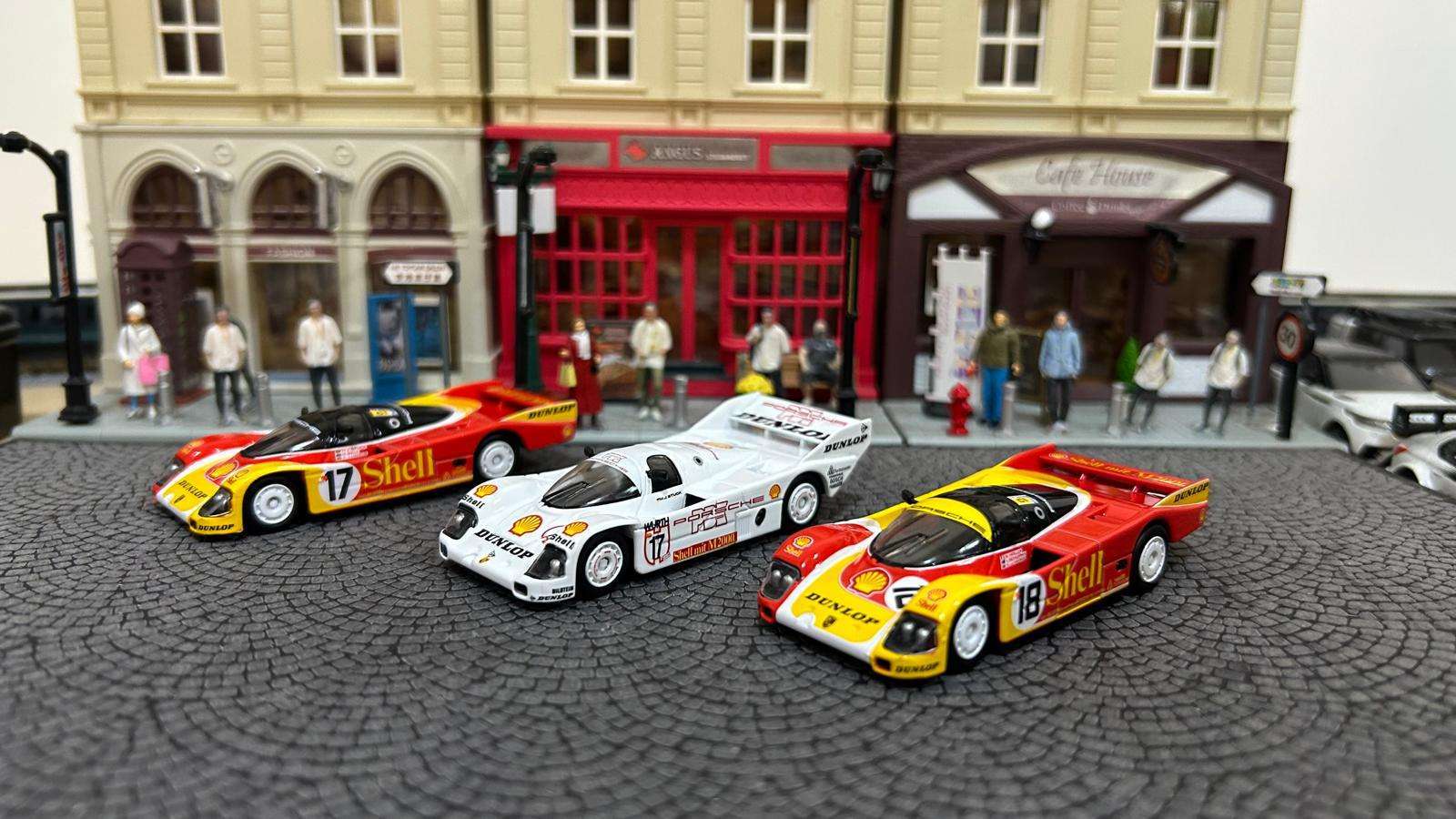 Tiny微影 x Sparky Shell Porsche 962 C