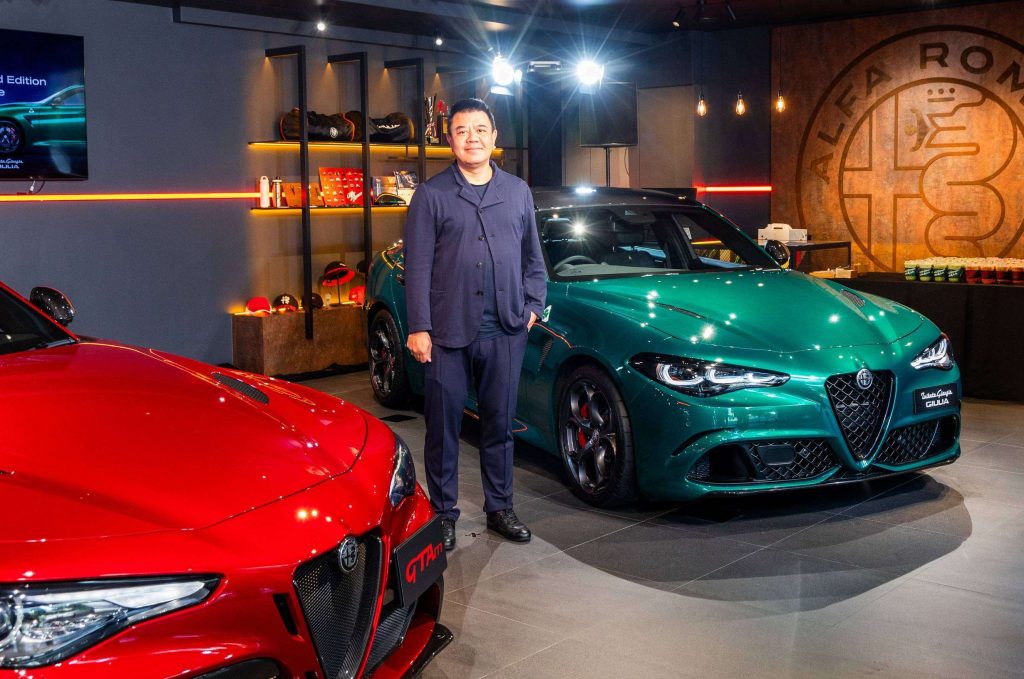 Alfa Romeo 香港行政總裁兼意鋰駿汽車有限公司始創人劉碧文