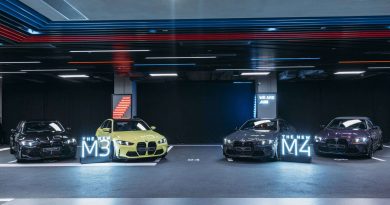 BMW M3 Sedan Manual、M3 Competition M xDrive Sedan、M3 Competition M xDrive Touring、M4 Competition M xDrive Coupé和M4 Competition M xDrive Convertible