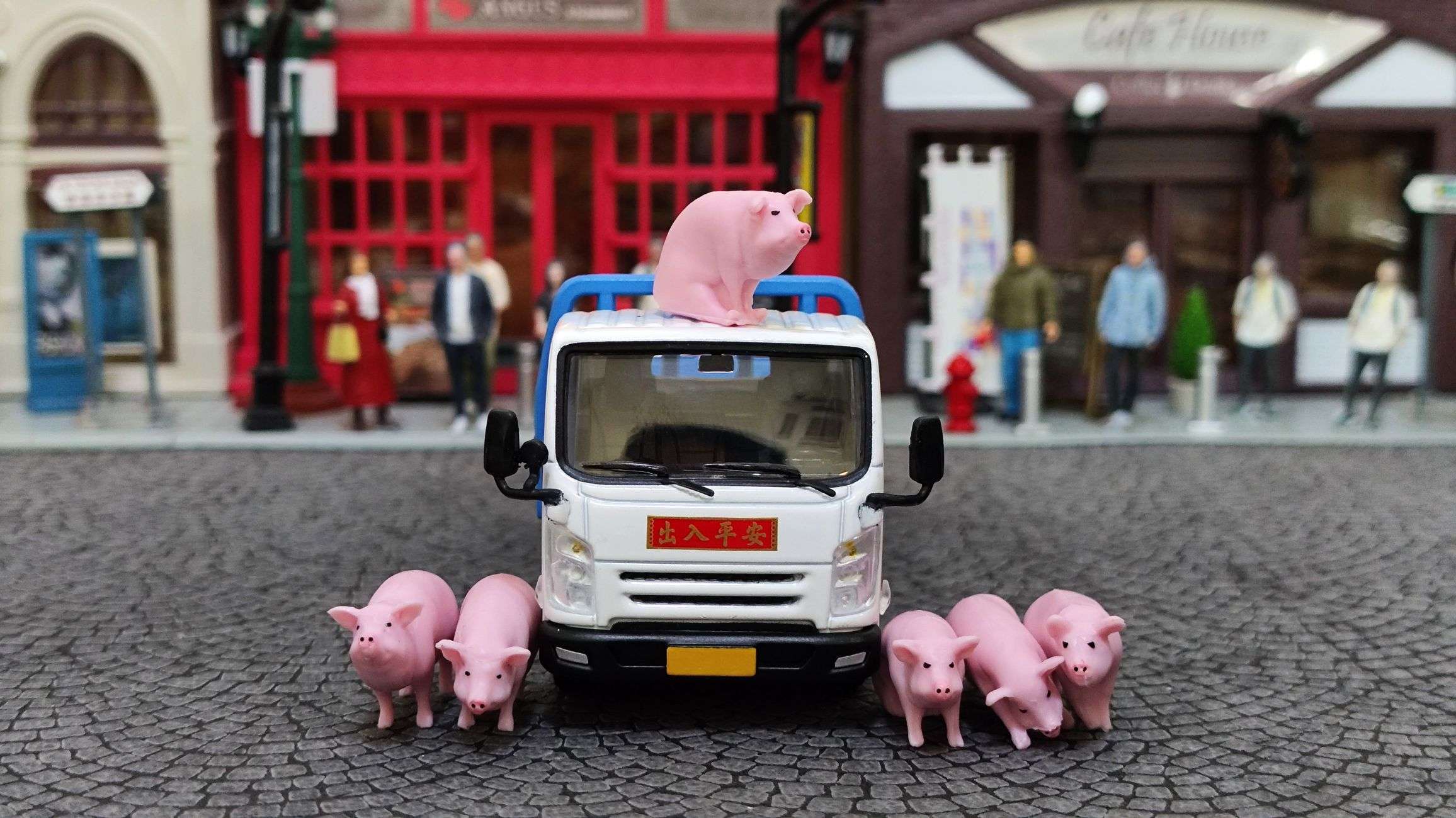 拓意江鈴凱銳n800輕型卡車牲口運輸車