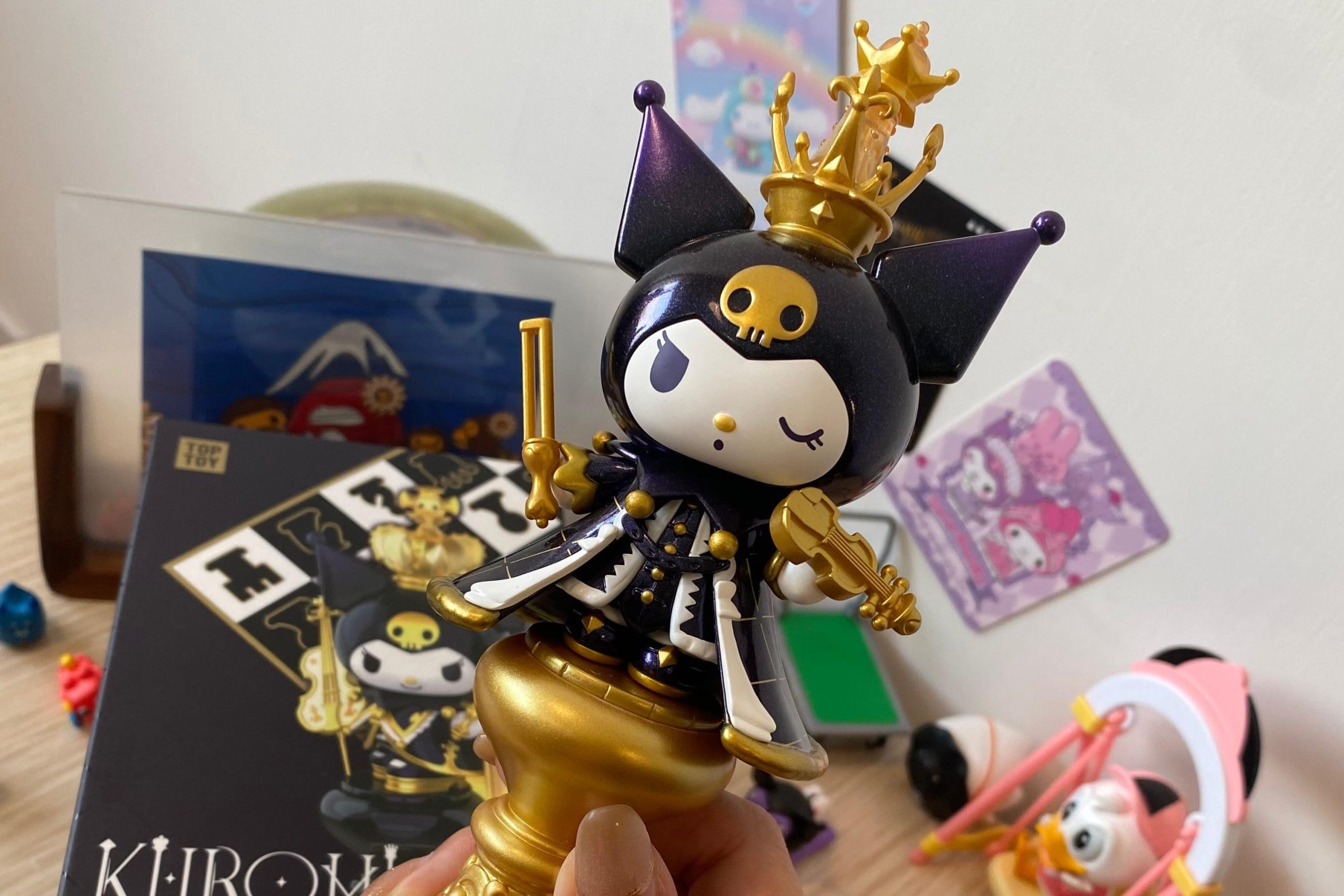 網傳尺寸超大、做工超複雜盲盒？Top Toy【Kuromi國際象棋系列】
