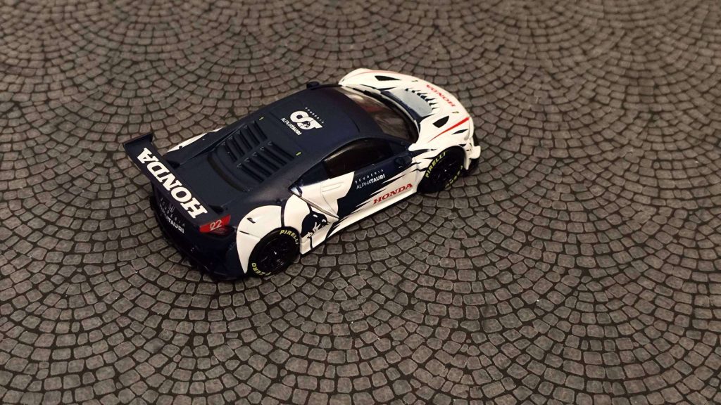 MINI GT Honda NSX GT3 EVO AlphaTauri 2023 Red Bull Formula Nurburgring