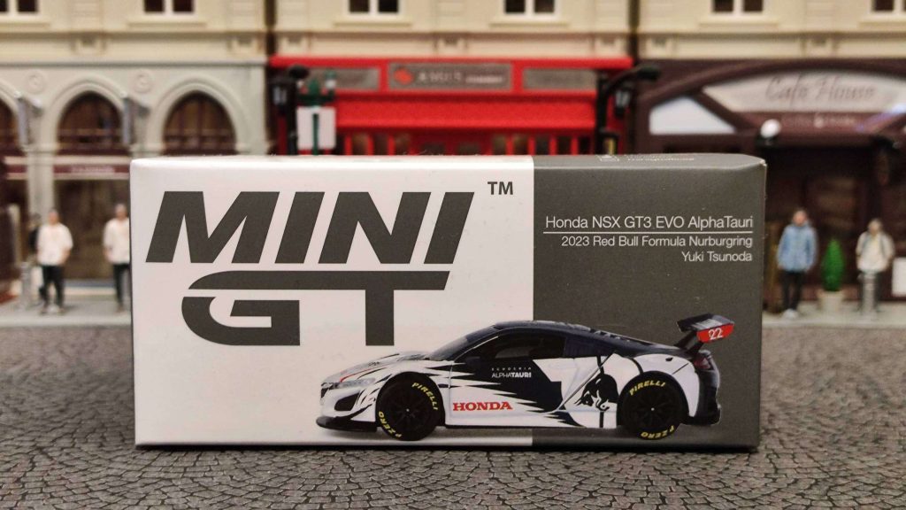 MINI GT Honda NSX GT3 EVO AlphaTauri 2023 Red Bull Formula Nurburgring