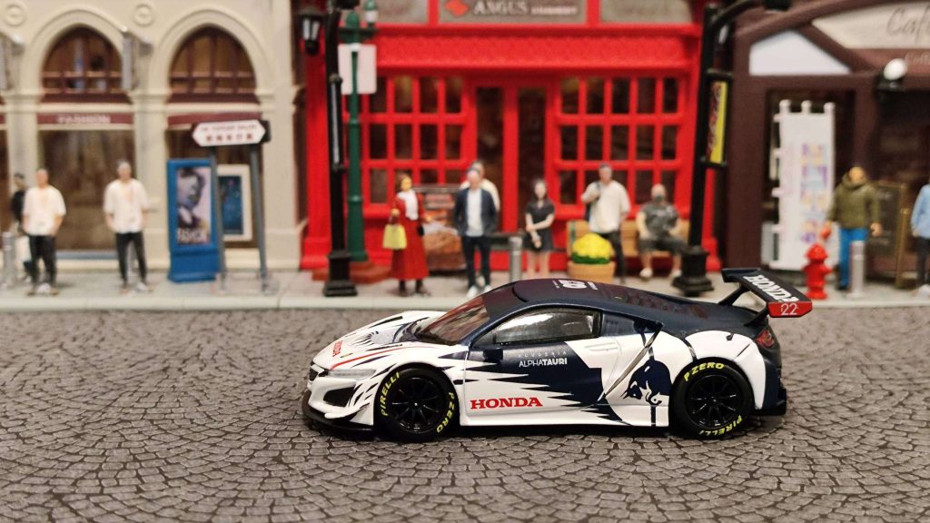 MINI GT Honda NSX GT3 EVO AlphaTauri 2023 Red Bull Formula Nurburgring