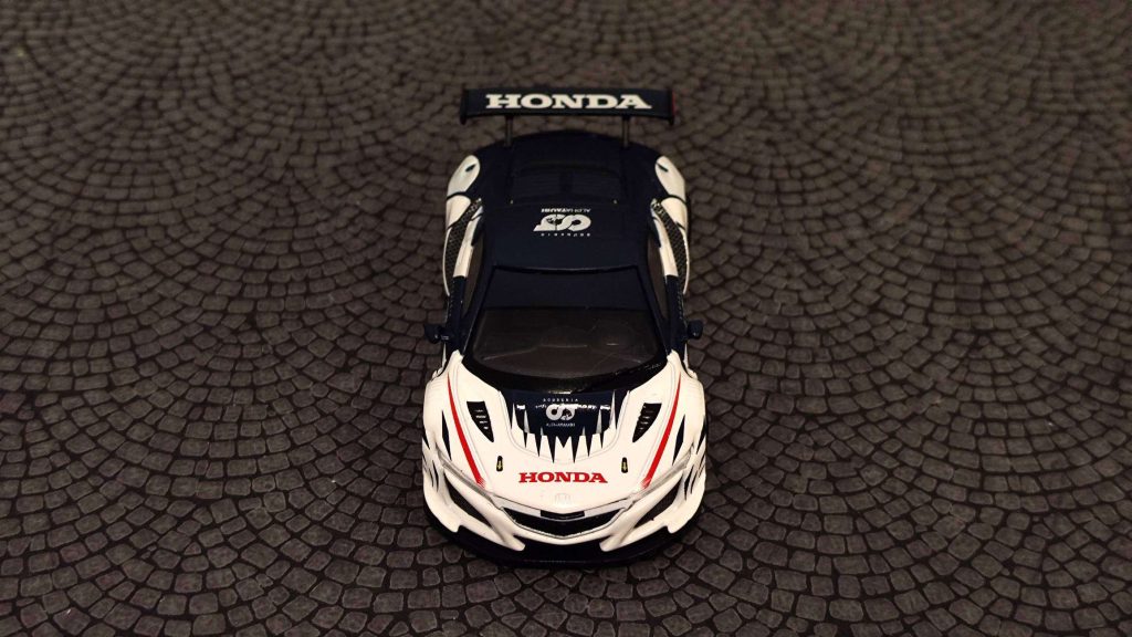 MINI GT Honda NSX GT3 EVO AlphaTauri 2023 Red Bull Formula Nurburgring