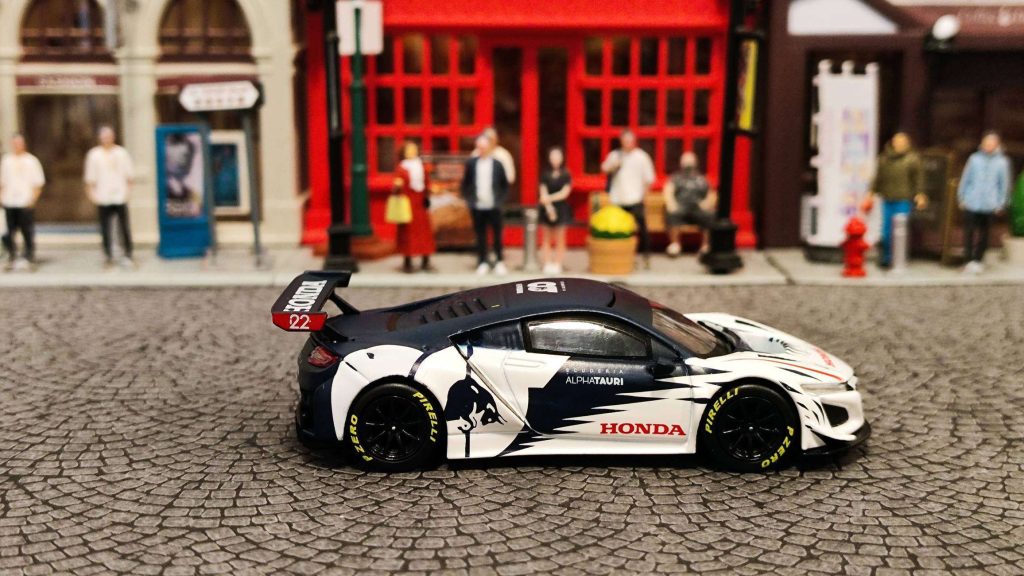 MINI GT Honda NSX GT3 EVO AlphaTauri 2023 Red Bull Formula Nurburgring