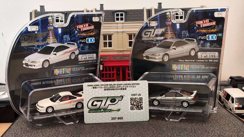 Greenlight Honda Integra Type R DC2 95 SPEC Hong Kong Toycar Salon Limited Edition