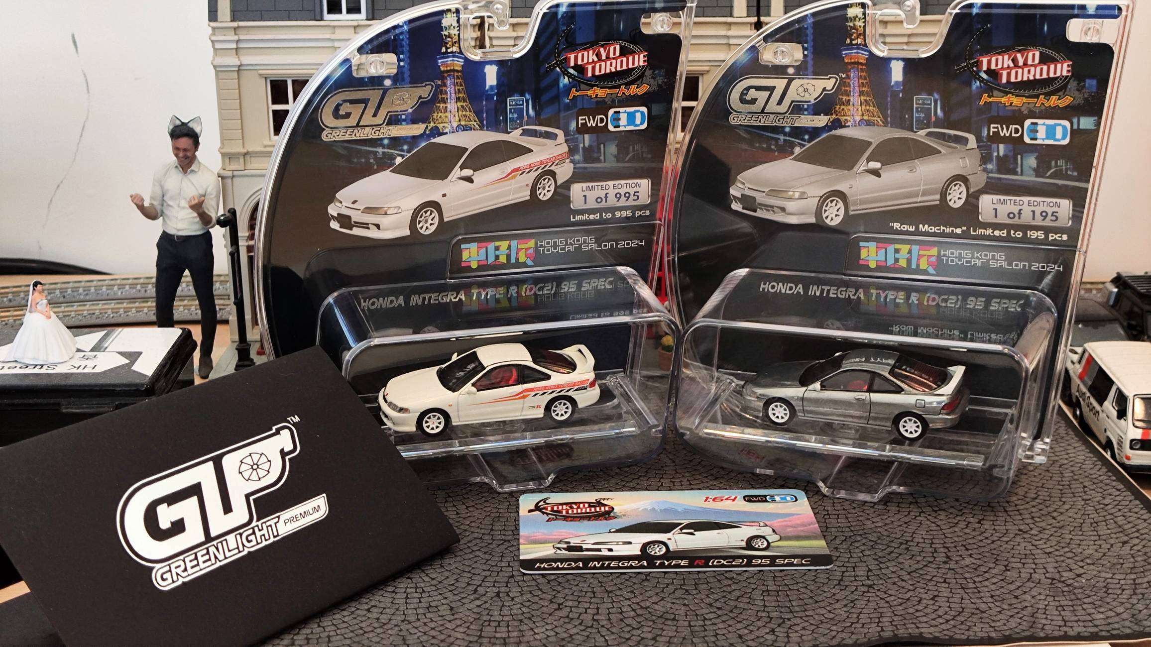 Greenlight Honda Integra Type R DC2 95 SPEC Hong Kong Toycar Salon Limited Edition
