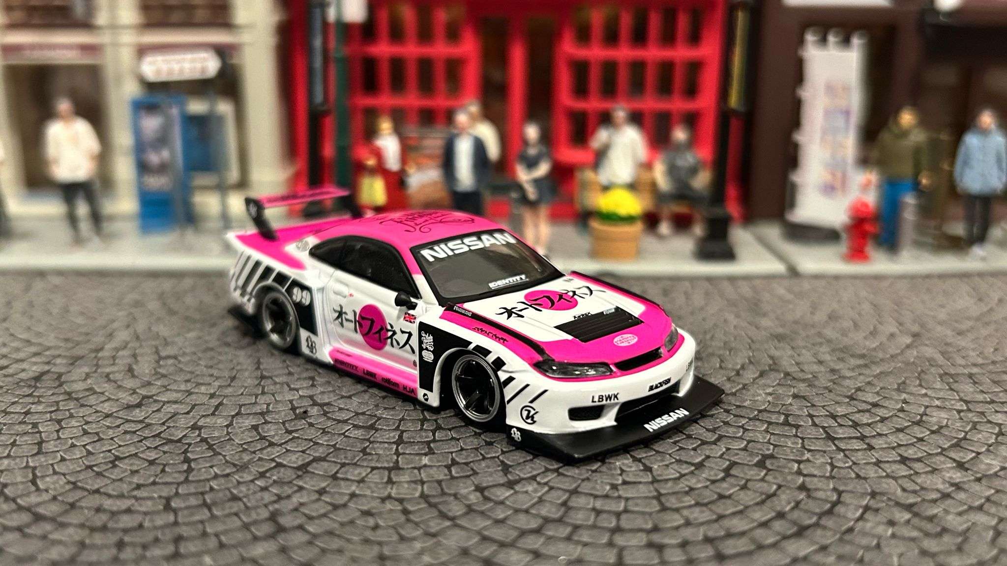 Mini GT Nissan Silvia S15 Liberty Walk Super Silhouette：Auto Finesse SEMA 2023