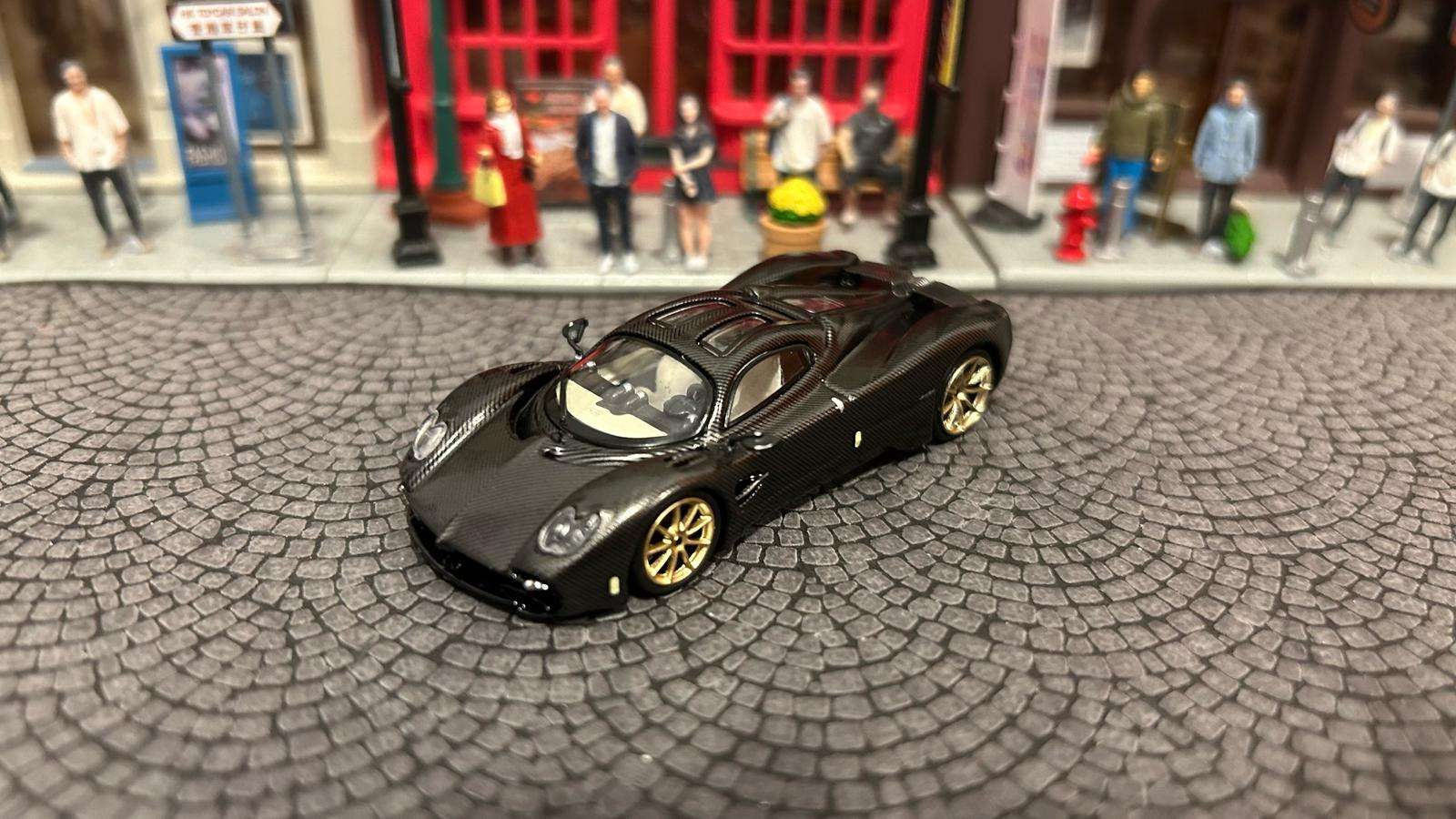 Tarmac Works Pagani Utopia Black Carbon Fiber