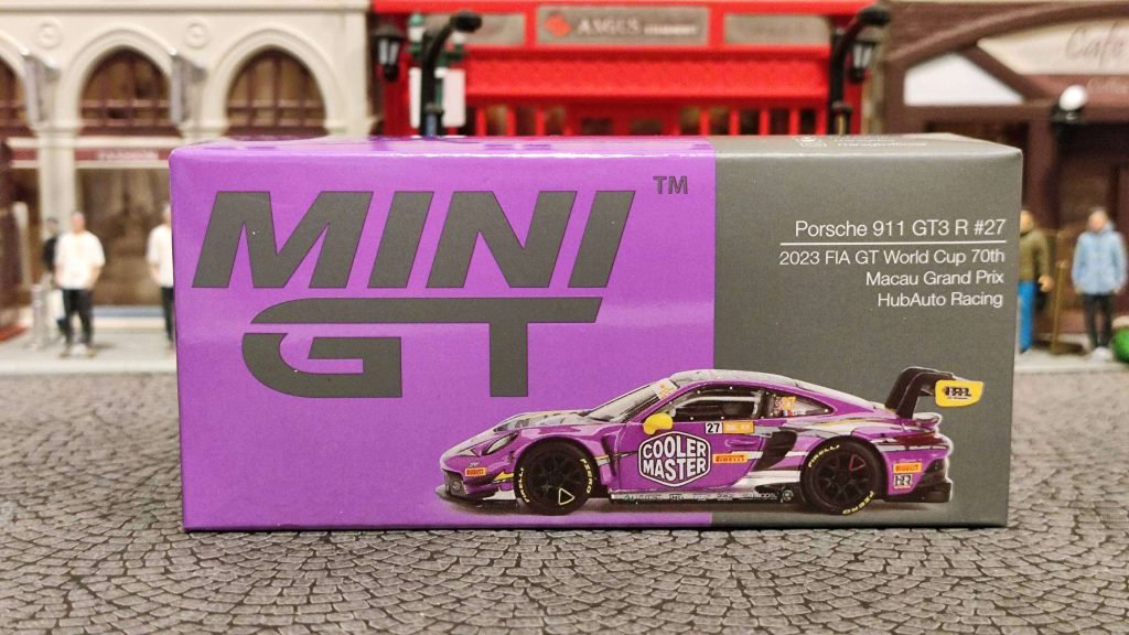 MINI GT Porsche 911 GT3 R #27 FIA GT World Cup 70th Macau Grand Prix HubAuto Racing