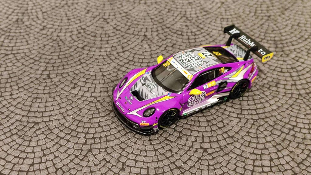 MINI GT Porsche 911 GT3 R #27 FIA GT World Cup 70th Macau Grand Prix HubAuto Racing