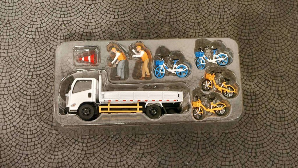 拓意江鈴凱銳輕型卡車共享單車調度車