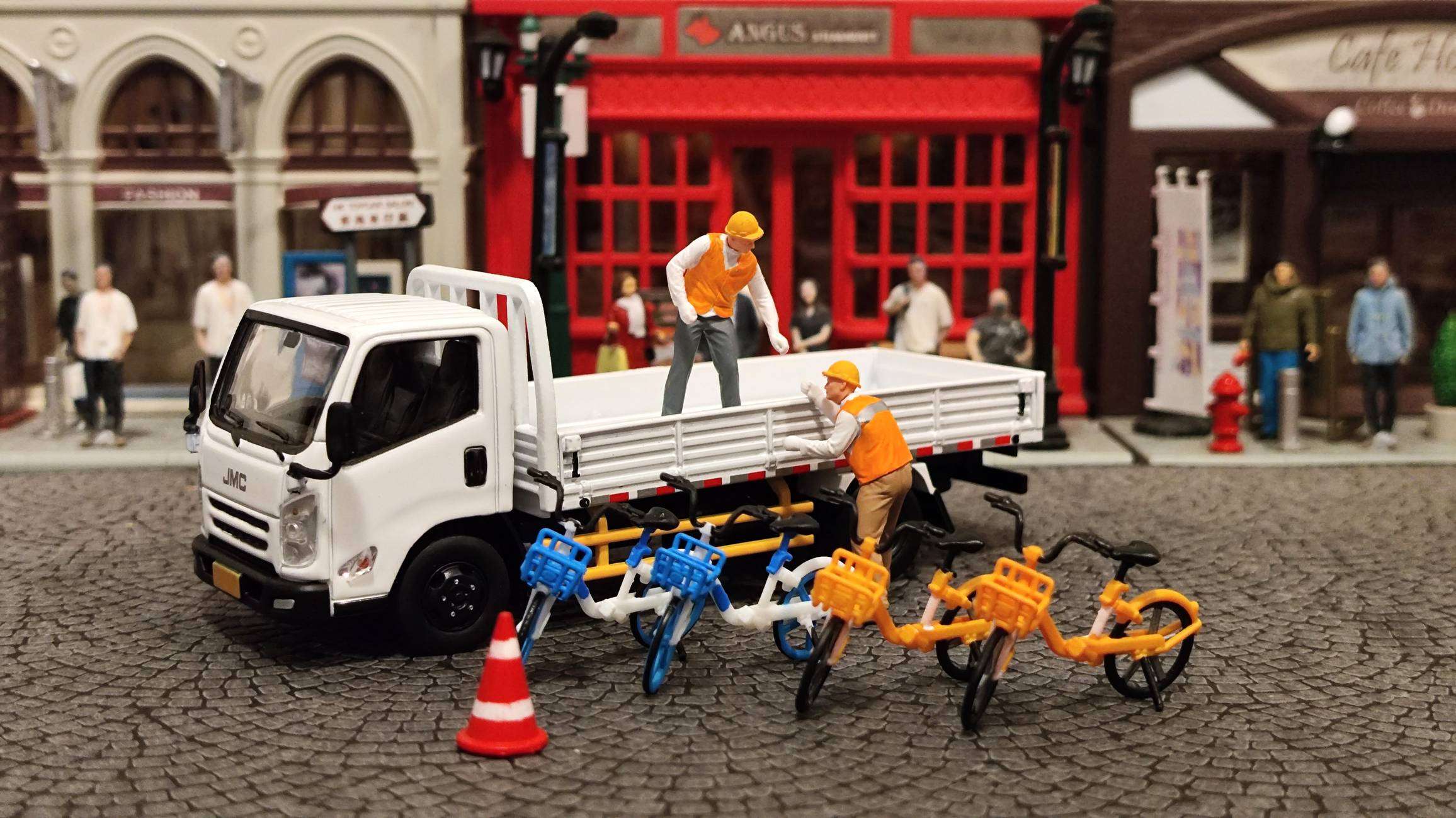 拓意江鈴凱銳輕型卡車共享單車調度車